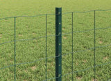 Welded Wire Fence 50 x 0.6 m PVC-Coated Steel Green 3336038