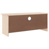 TV Cabinet with Drawers ALTA 100x35x41 cm Solid Wood Pine 353933