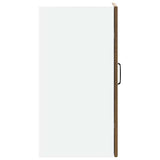 Kitchen Wall Cabinet Kalmar Brown Oak Engineered Wood 853544