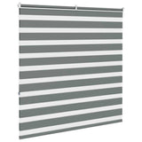 Zebra Blind Dark Grey 150x150 cm Fabric Width 145.9 cm Polyester 4014141