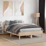 Bed Frame without Mattress 120x190 cm Small Double Solid Wood Pine 842774