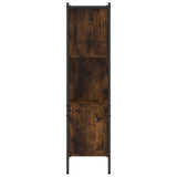 Bookcase Smoked Oak 72x28x109 cm Engineered Wood 838885