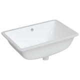 Bathroom Sink White 60x40x21 cm Rectangular Ceramic 153728
