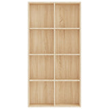 Book Cabinet/Sideboard Sonoma Oak 66x30x130 cm Engineered Wood 800156