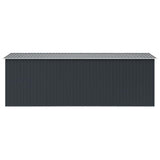 Garden Shed Anthracite Galvanised Steel Large Garden Shed 143350