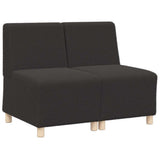 Modular Sofa Unit Armless 2 pcs Dark Grey 55 x 74 x 82 cm 3399785