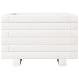 Garden Planter White 40x40x26.5 cm Solid Wood Pine 847289