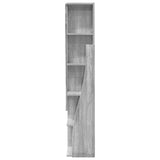 Corner Cabinet 27.5x27x140cm Engineered Wood Grey Sonoma 889871