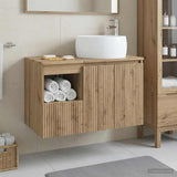 Bathroom Furniture Set 2 pcs Artisan Oak Engineered Wood 3404103