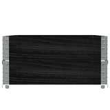 Garden Planter Black 120x80 cm Solid Wood Pine 3295848