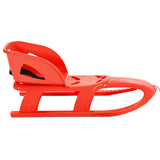 93722 Sledge with Seat Red 102,5x40x23 cm Polypropylene