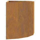 Planter Rusty 60 x 30 x 35 cm Weathering Steel 883702