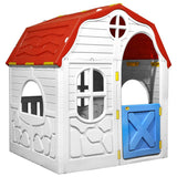 Kids Foldable Playhouse with Working Door and Windows 92577