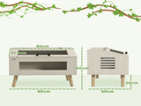 111L Vivarium for Snakes, Lizards, Horned Frogs, Chameleons, Hamsters, Gerbils with Tempered Glass T3398P375366