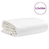 ZNTS Tarpaulin White 1.5x10 m 650 g/m² 156190