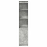 Highboard Concrete Grey 37.5x35x180 cm Engineered Wood 861673