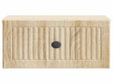 Wall-Mounted Bedside Cabinet 2 pcs Sonoma Oak 33 x 34.5 x 20 cm 897920