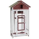 Bird House Mocha 91.5x53x170 cm Solid Wood Pine 172254