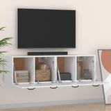 Wall Cabinets 2 pcs White 80x35x36.5 cm Engineered Wood 3115652