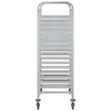 Tray Trolley with 32 GN Containers 75x55x162.5 cm Stainless Steel 4108072
