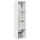 Bookcase White 40x30x152 cm Engineered Wood 857876