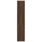 Slim Storage Cabinet Brown Oak 30x42.5x225 cm Engineered Wood 3281265