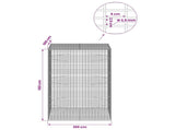 Gabion with 3.5 mm Wire and 5x2.5 cm Mesh 100x100x150 cm 3461972