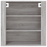 Wall Cabinet Grey Sonoma 80x33x80 cm Engineered Wood 816598
