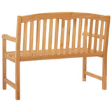 Handcarved Rose Bench 114 x 60.5 x 95 cm Solid Teak Wood 42030013