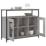 Sideboard Grey Sonoma 100x35x80 cm Engineered Wood 835507