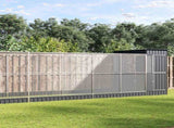 Aviary with Extension Silver 1244x203x216 cm Steel 3214262