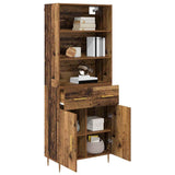 Highboard Old Wood 69.5 x 34 x 180 cm Engineered Wood 3415646
