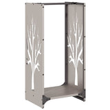 Firewood Rack 40x30x80 cm Weathering Steel 864230