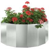 Planter Silver 90 x 45 x 35 cm Galvanised Steel 883694