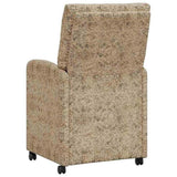 Dining Chairs with Wheels 2 pcs Light grey 58 x 67 x 97 cm 42017862