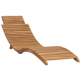 Sunlounger Teak Solid Teak wood Typical garden size Foldable 310666