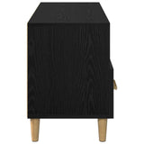 TV Cabinet Black Oak 102 x 36 x 50 cm Engineered Wood 8004201