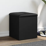 Storage Bench Black 42x42x45 cm Engineered Wood 835034