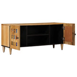 TV Cabinet with Shelf Natural 105 x 33 x 46 cm Solid Mango Wood 4018260