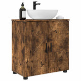 Bathroom Cabinet with Storage Smoked Oak 61 x 35 x 64 cm 883289