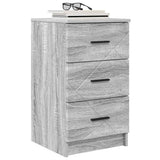 Bedside Cabinet Grey sonoma 38 x 38 x 66 cm Engineered wood 883380