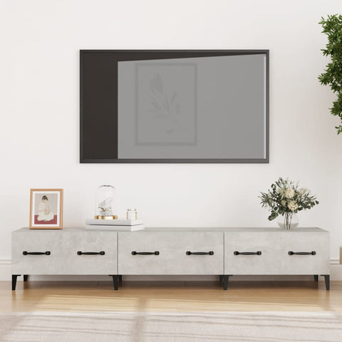 TV Cabinet Concrete Grey 150x34,5x30 cm Engineered Wood 812649