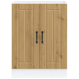 Sink Base Cabinet Lucca Artisan Oak Engineered Wood 853686