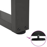 Dining Table Legs V-Shape 3 pcs Anthracite 90x cm Steel 4012670
