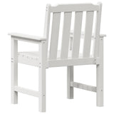 Garden Dining Chair 4 pcs White 65.5 x 55.5 x 88cm Plastic 3335795