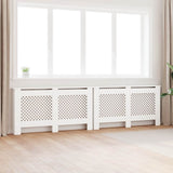 Radiator Covers 2 pcs White 152x19x81.5 cm MDF 3051378