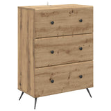 Drawer Cabinet Artisan Oak 66 x 34.5 x 90 cm Engineered Wood 895534