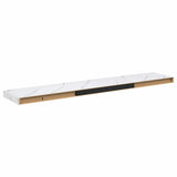 Wall Shelf White Marble 120 x 23.5 x 4 cm Engineered Wood 42019977
