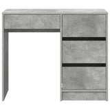 Desk Concrete Grey 90 x 37.5 x 75 cm Engineered Wood 869493