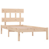 Bed Frame without Mattress 90x200 cm Solid Wood 3104723